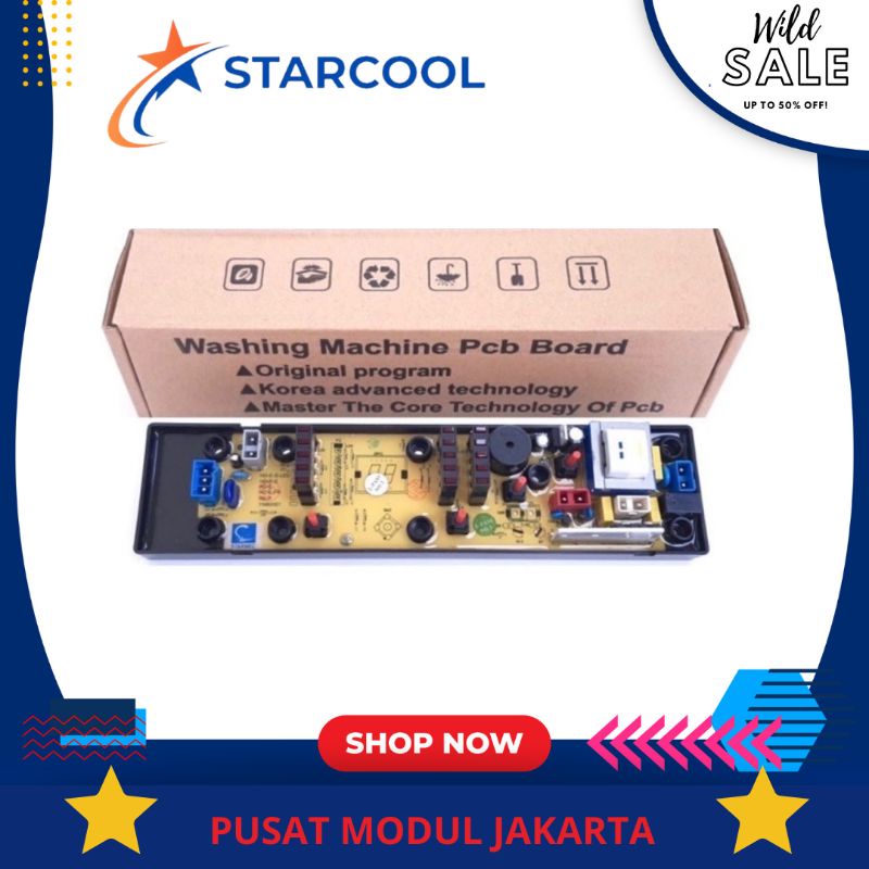 AKARI AWM-A89K turbo spin auto modul pcb mesin cuci Top Loading