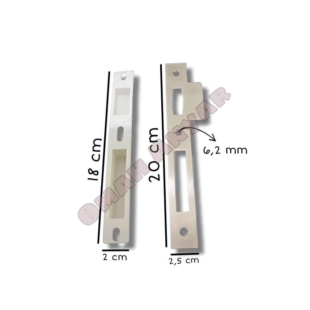 Kunci Pintu Bodi Pelor Bodi Lidah Lock Body SS dekson 8485 RL
