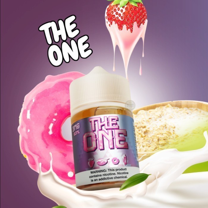 THE ONE STRAWBERRY CEREAL DONUT MILK BY BEARD VAPE CO 3MG 60ML