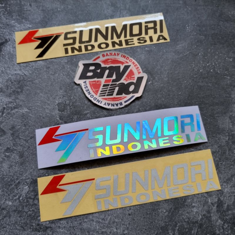 STICKER Stiker SUNMORI INDONESIA Cutting