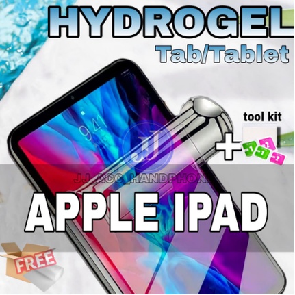 TEMPERED PELINDUNG JELLY HYDROGEL TAB / TABLET / PAD IPAD 3 A1416 8 TH GEN A2270 6a GEN 8a GEN IPAD MINI 4 3 AIR 2 1 MINI 2 IPAD A1458 IPAD 2 1 PRO 10.2 AIR 3 IPAD 9.7 PRO 10.5 IPAD 9.7 2017 A1822 PRO 9.7 IPAD 10.2 8TH 10.2 WIFI 10.2 A2197 IPAD 7 10.2