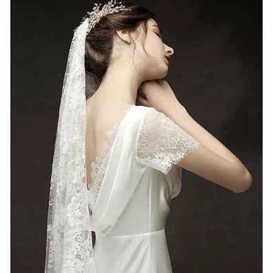 LIGHT WEDDING DRESS FRENCH SATIN DAY SIMPLE DRESS ELEGANT EVENING DRESS