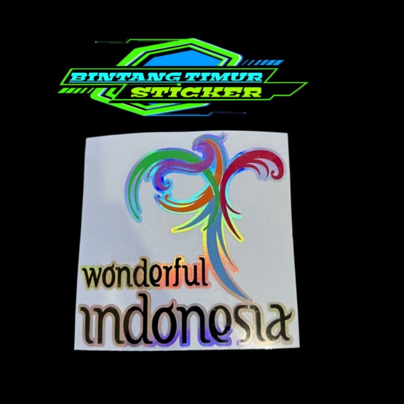 

STICKER WONDERFUL INDONESIA CUTTING