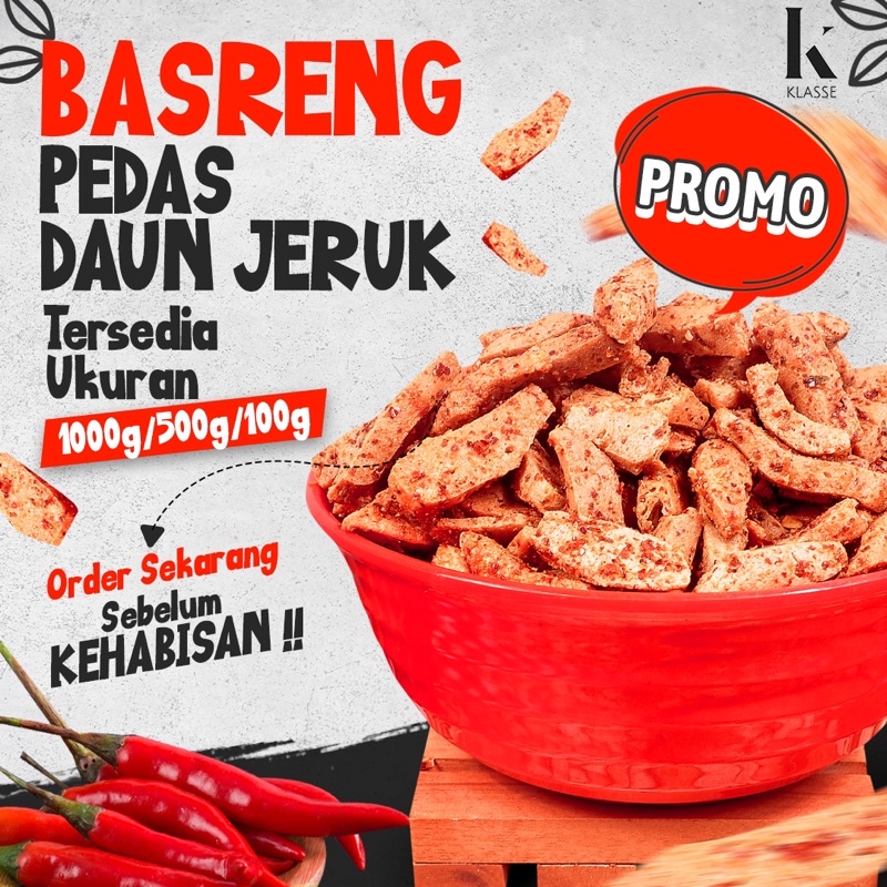 

BASRENG (Bakso Goreng) DAUN JERUK SUPER PEDAS UKURAN 250g/100g | BASRENG VIRAL SUPER PEDAS