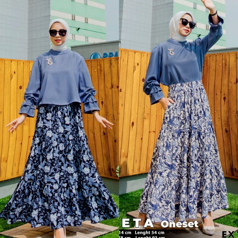 (brand extu) setelan rok original grade A