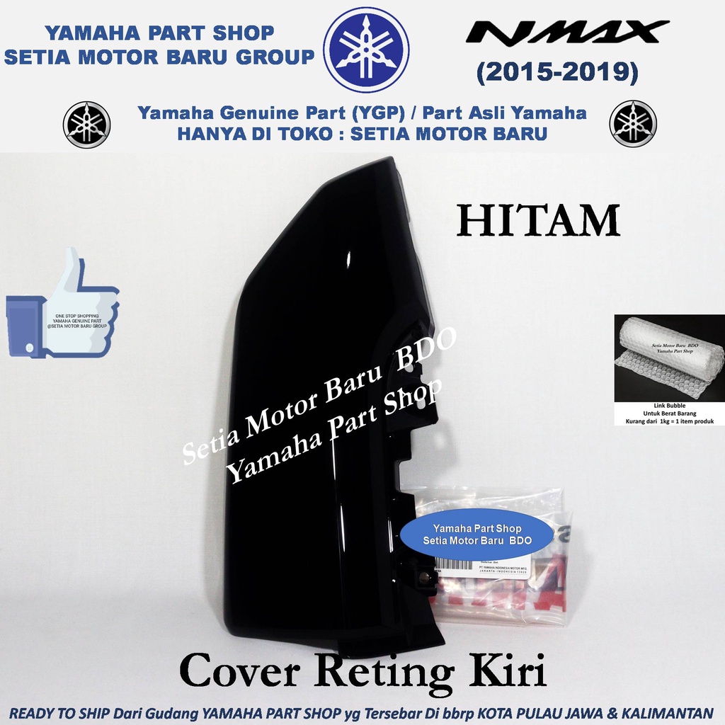 Cover Reting Sayap Winglet Sen Hitam Glossy Kiri Nmax  N Max Old Lama Asli Yamaha Bandung
