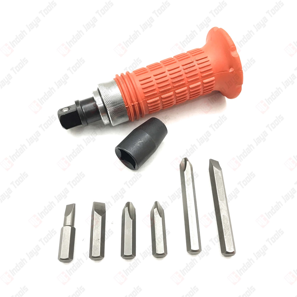 ORANGE 3201-01 Obeng Ketok Set 6 Pcs - Impact Driver Screwdriver Gedor