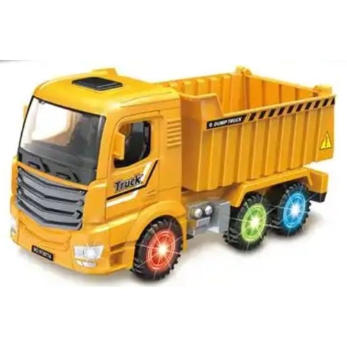 MAINAN MOBIL MOBILAN DUMP TRUCK BUMP AND GO MUSIK DAN LAMPU
