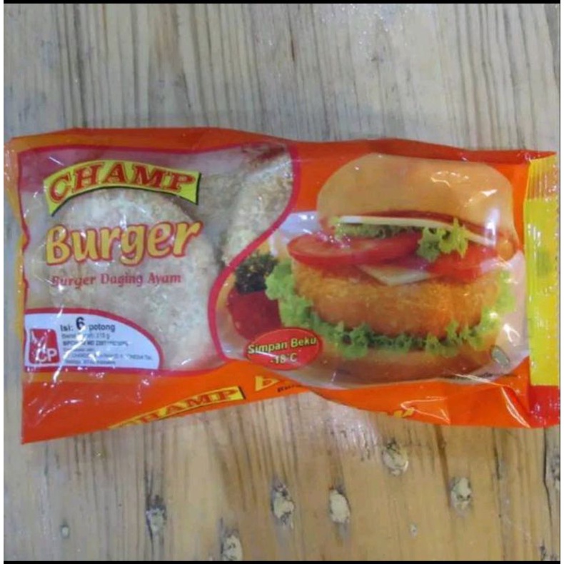 

champ burger daging burger ayam 315