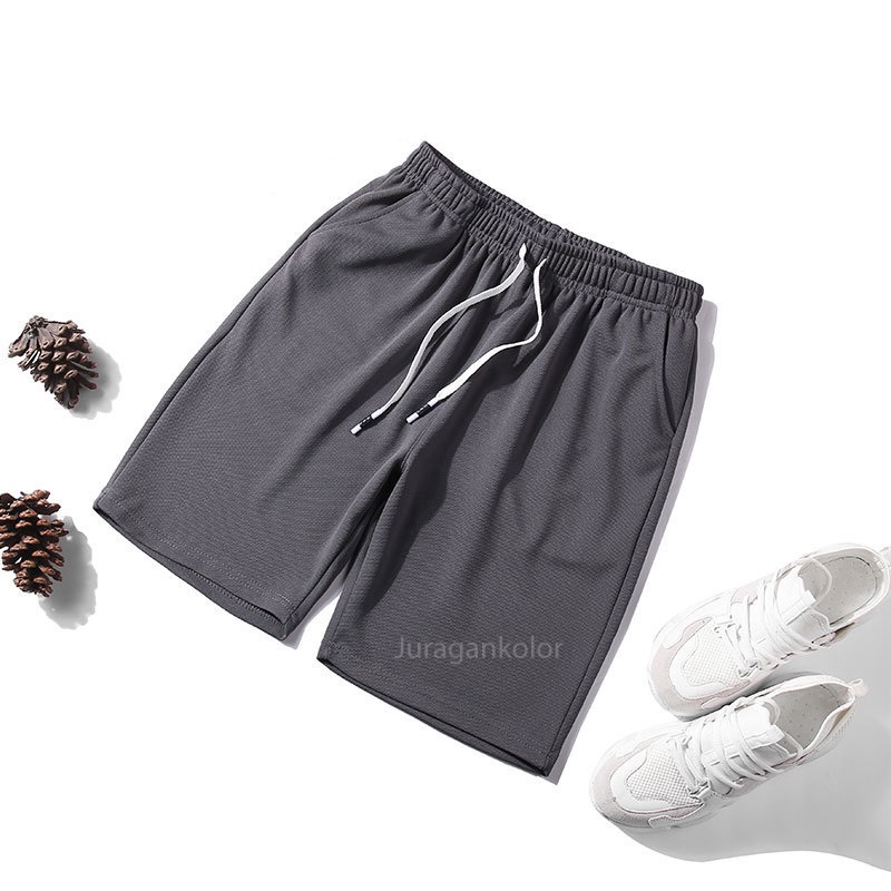 Celana Pendek Wanita Santai Polos Short Pants Kaos Baby Terry Rib -BTR52