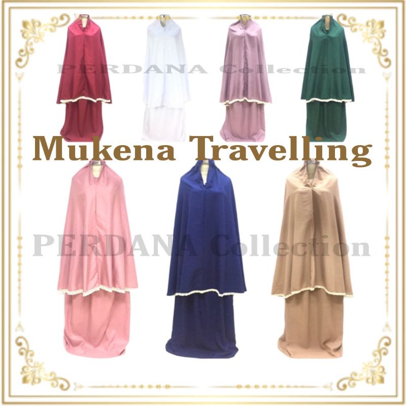 Mukena Travelling - Mukena Katun Renda - Mukena  Dewasa- Grosir Mukena - Mukena Travel