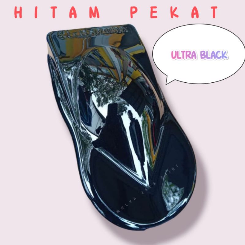 Cat Hitam PU pekat / Hitam pekat ultra black