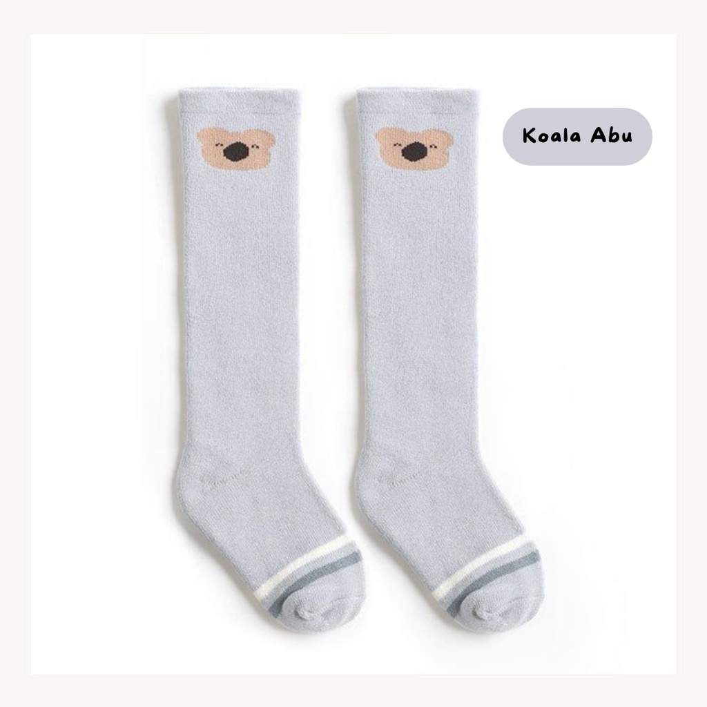 READY - kaos kaki lucu anak unisex usia 0-2 tahun import premium / kaos kaki bayi karakter warna warni