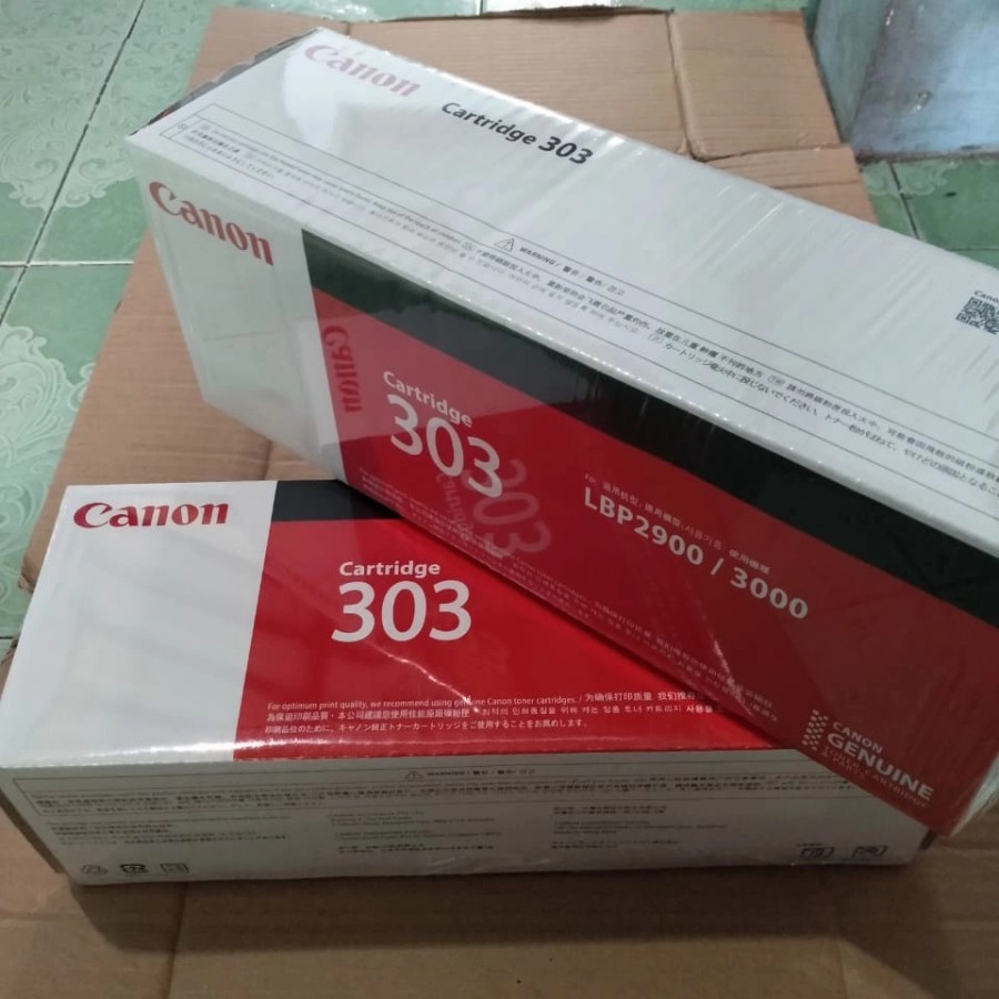 

CARTRIDGE TONER CANON 303/ LBP2900 LBP3000 BLACK ORIGINAL