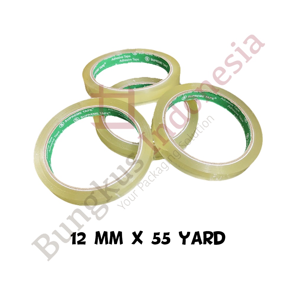 Solatip / solasi bening SPM 12mm / 24mm / Lakban Kecil