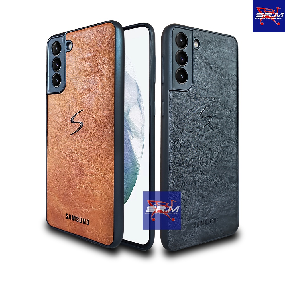 Casing Samsung S21 FE PREMIUM Leather Slim Case Kulit Elegan