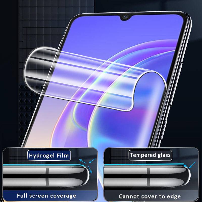 3pcs Pelindung Layar Hydrogel HD Full cover Untuk Vivo V21e v21 V20 Pro SE