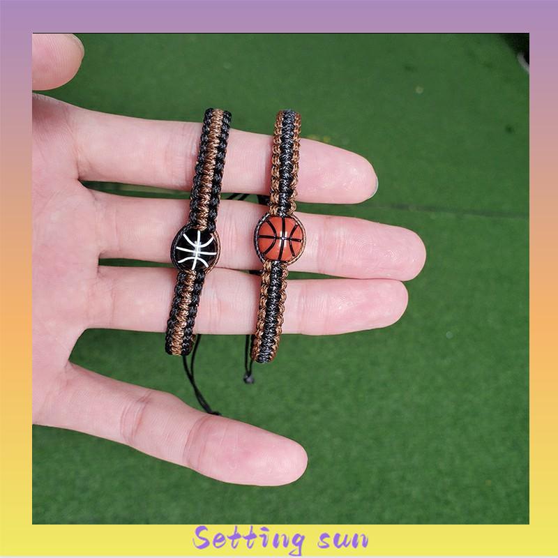 1 Pcs Gelang Couple Tali Fashion Korea Basket Gaya Untuk Pria Dan Wanita TN