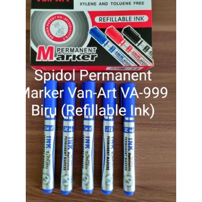 

TERPOPULER (Harga 1 lusin = 12pc) Spidol permanent, permanent marker, refilable ink ♔ 871
