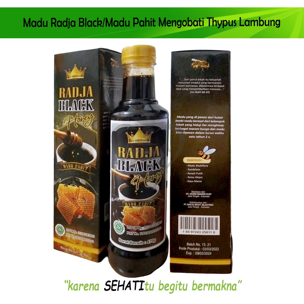 Madu Pahit Hitam Radja Mempercepat Penyembuhan Penyakit