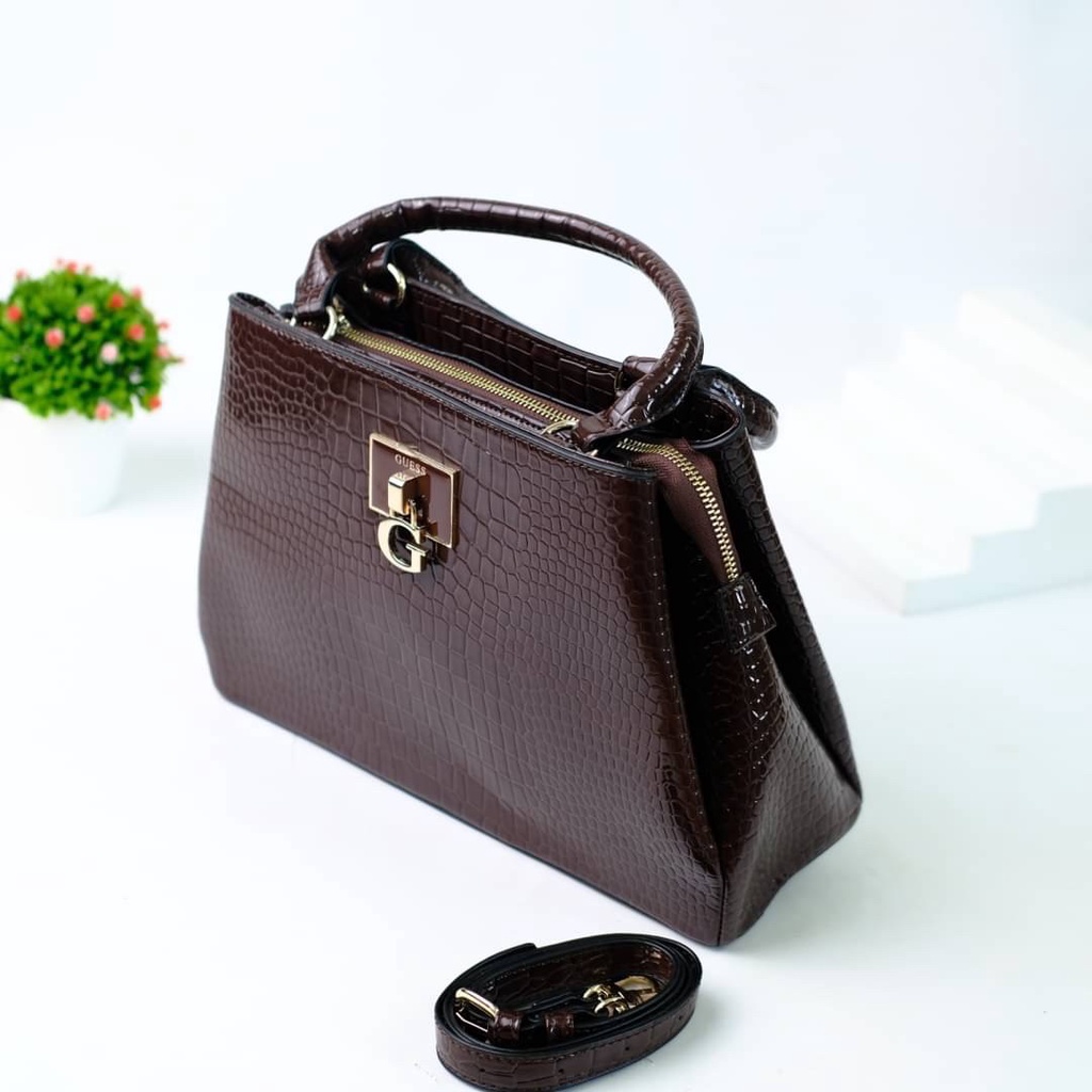 [7.7 Boombastis Sale⚡] - TAS WANITA IMPORT BRANDED GS GS149 SATCHEL BAG PREMIUM