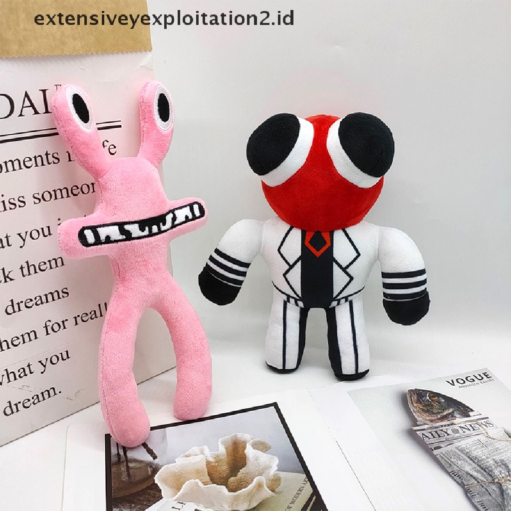 Mainan Boneka Stuffed Plush Hewan Monster Biru Lembut Untuk Anak