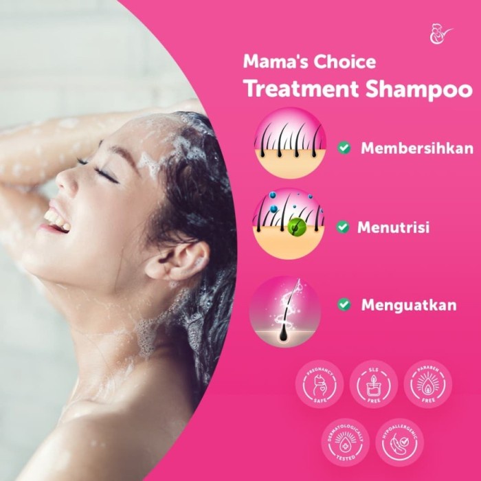 MAMA'S CHOICE Treatment Shampoo 150ml Sampo Ibu Hamil Menyusui Alami