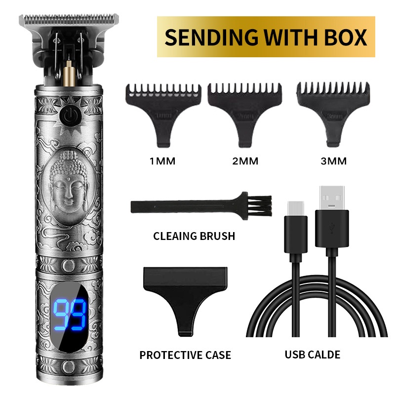 LCD Hair Clipper Rambut Hair Trimmer/professional hair clipper for men/mesin cukur rambut