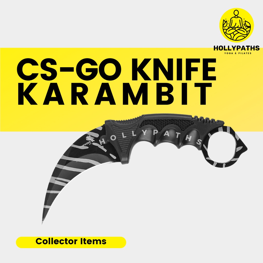 Karambit CS GO Pisau Survival Tactical / Kerambit CSGO Item Collector Hiking Camping