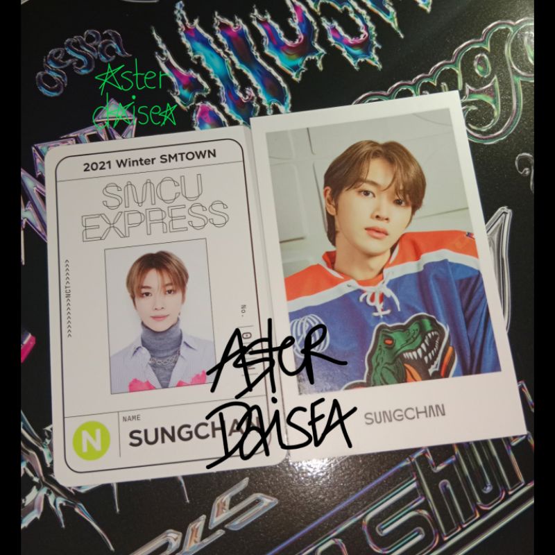 photocard pc Sungchan ID SMCU Express polaroid 90's Love Sungchan NCT Resonance NCT 2020