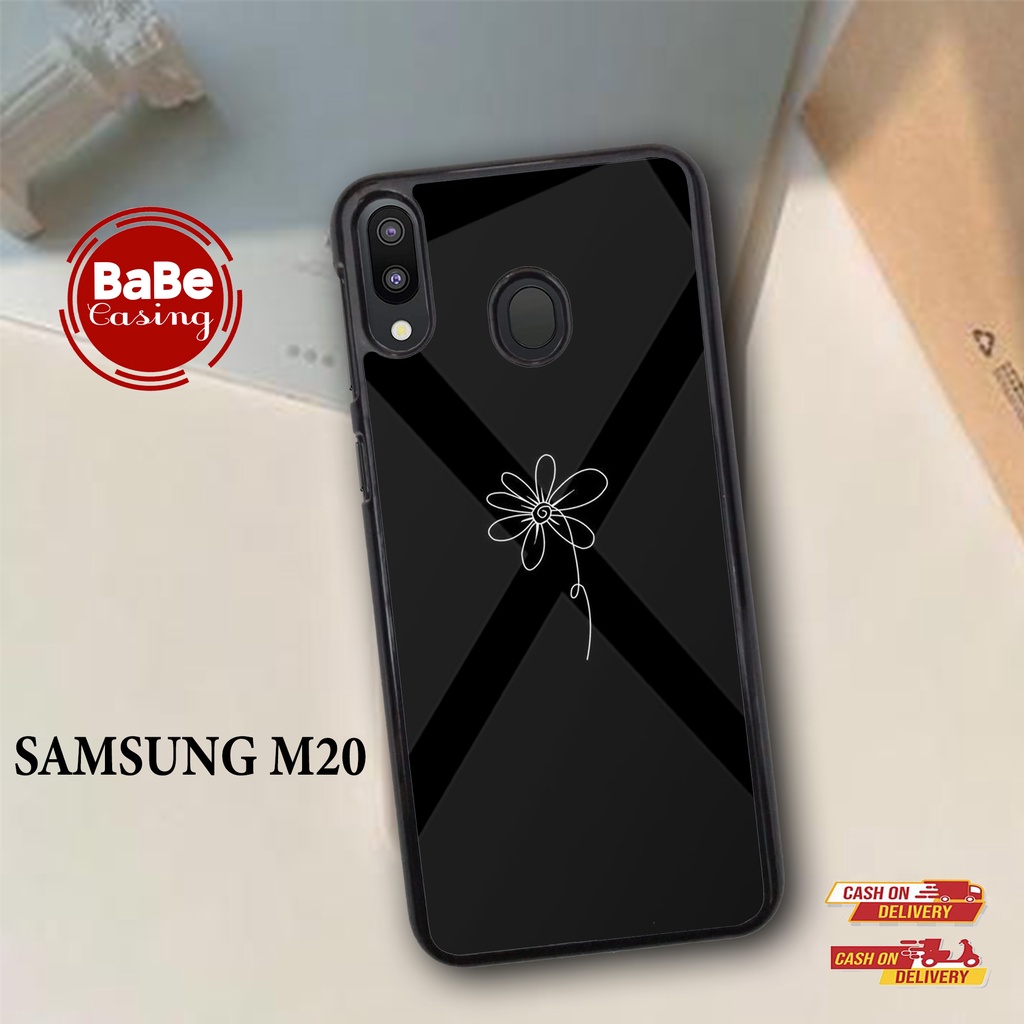 Case SAMSUNG M20 - Casing Hp SAMSUNG M20 - [ BLACK CUTE ] - Case Hp - Casing Hp - Softcase SAMSUNG M