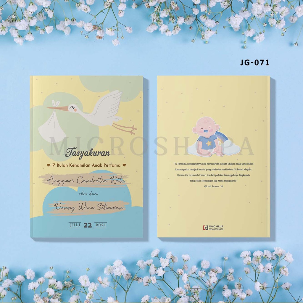 Buku Pengajian 4 Bulan Kehamilan/Pengajian 7 Bulan Kehamilan/Buku Tasyakuran Kehamilan