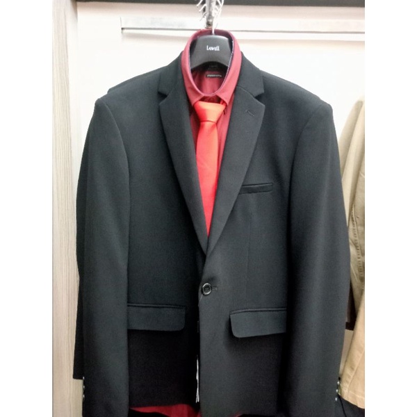 Lawell Jas Formal Hitam Kancing 1 dan Kancing 2