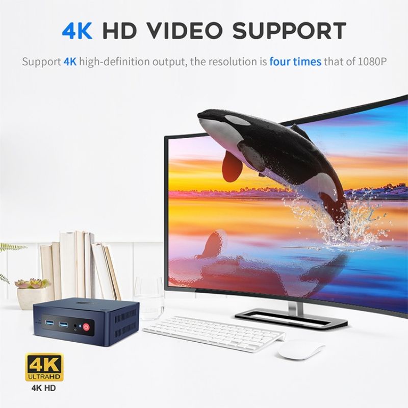MINI PC Beelink MINI S Intel 11th Jasper Lake N5095 8/256GB Dual HDMI 4K Windows 11 Pro