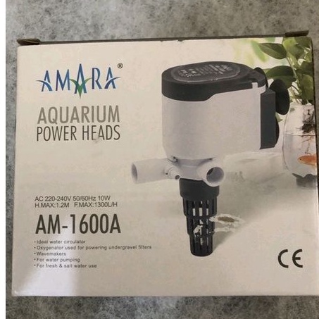 POMPA AKUARIUM AM-1600A / MESIN AQUARIUM AMARA AM 1600 A POWER HEAD LOW WATT