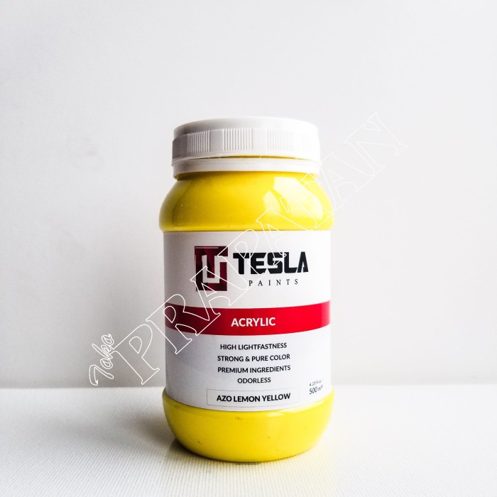 

Tesla Acrylic paint / cat akrilik - 500 ml - Lemon Yellow NANDAA