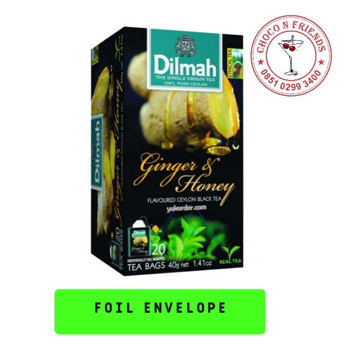 

TEH DILMAH GINGER AND HONEY