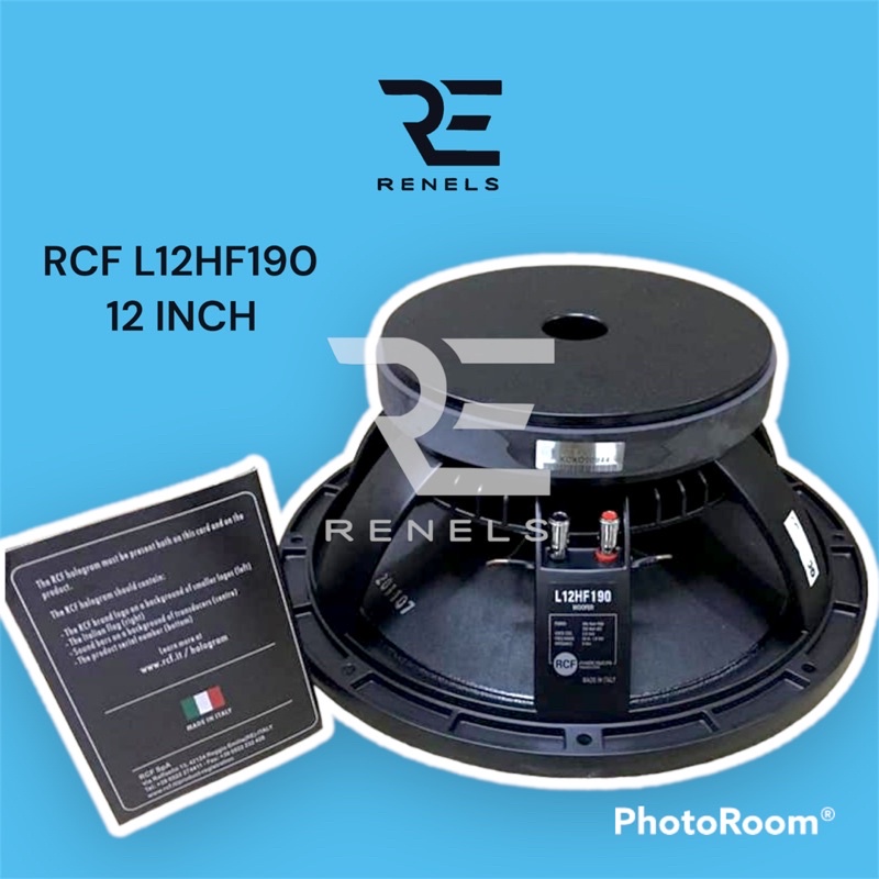 SPEAKER COMPONENT RCF L12HF190 WOOFER 12 INCH