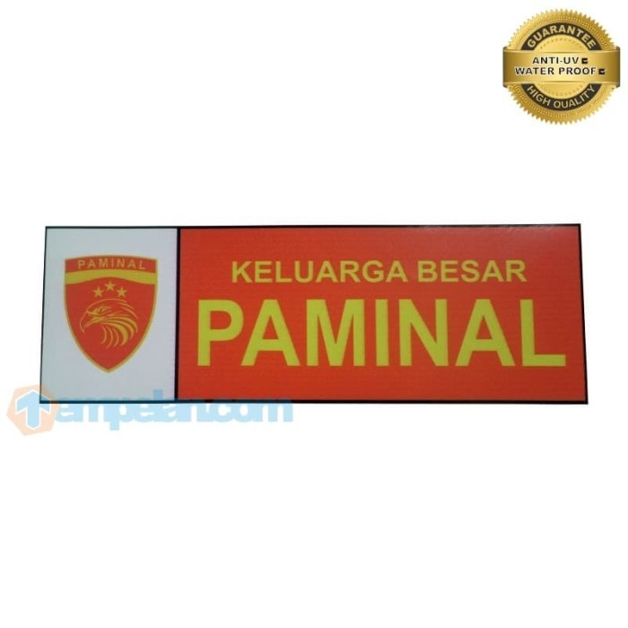 STIKER KELUARGA BESAR PAMINAL-POLRI