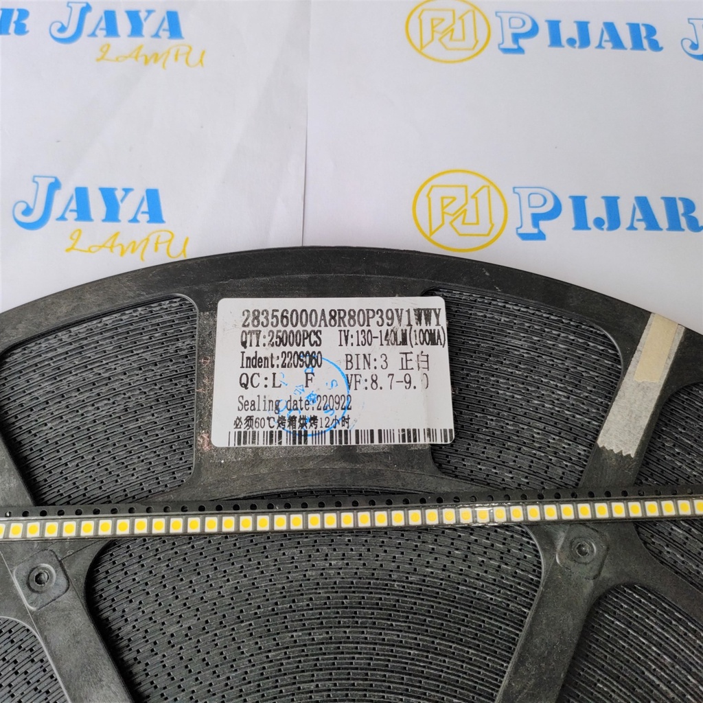 Chip LED SMD 2835 1w 6v 9v Mata LED SMD 6 volt 9 volt per 10 pcs