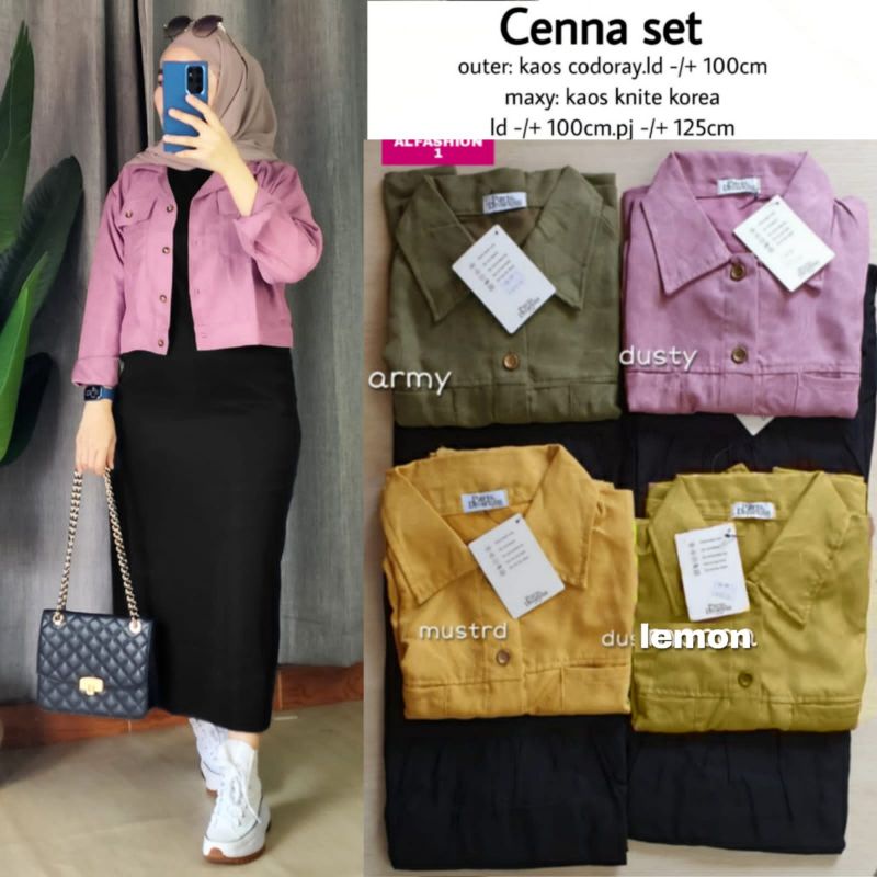 CENNA SET ORIGINAL PRODUK ALFASHION
