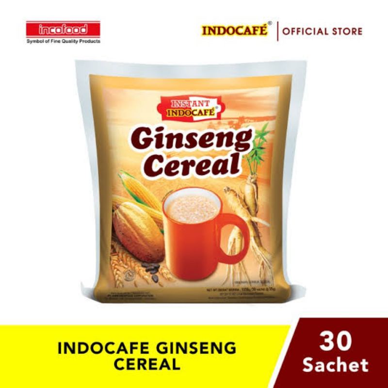 

IndoCafe Ginseng Cereal Instant Cereal.