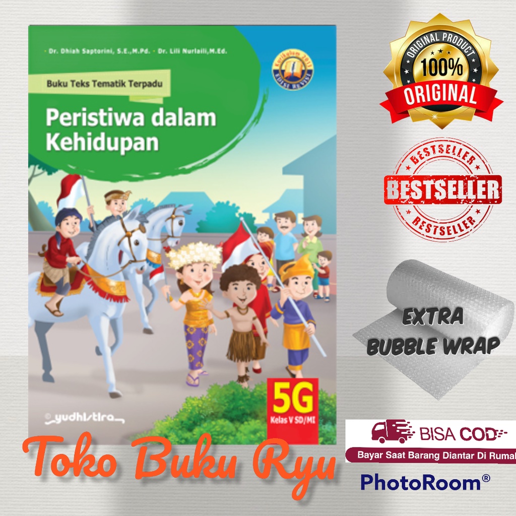 Buku Tematik Terpadu 5G Kelas 5 SD K13 Yudhistira