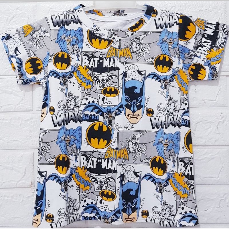 KAOS ANAK/KAOS FULLPRINT/KAOS SUPERHERO