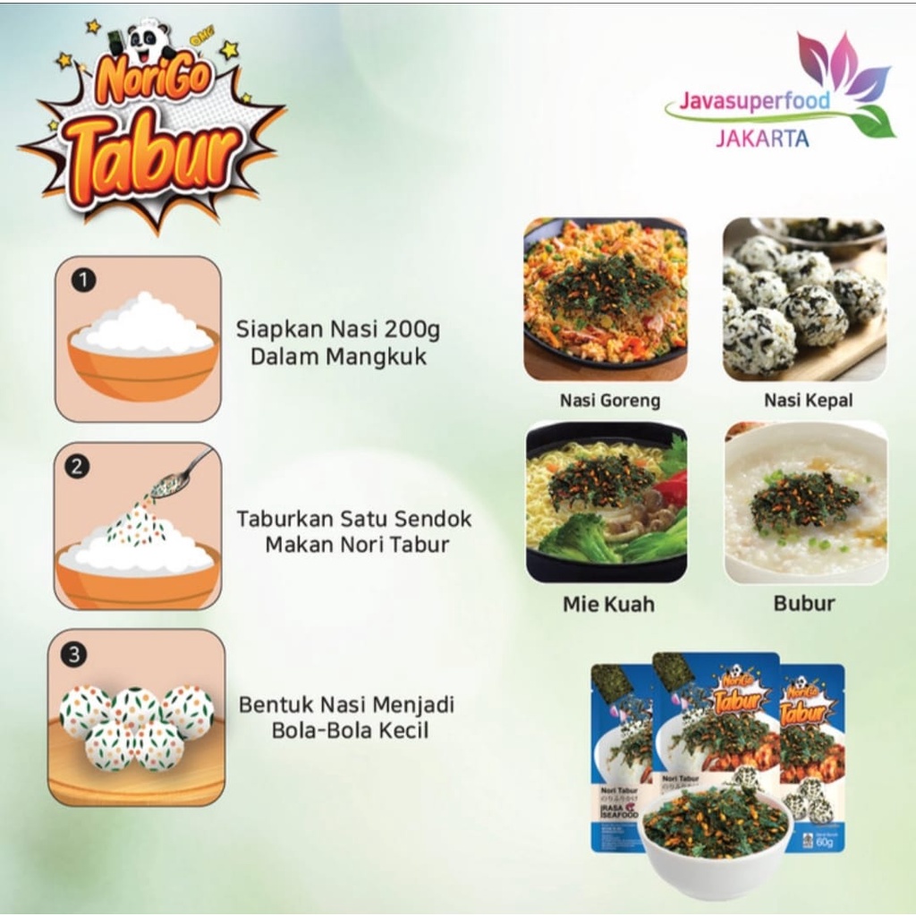 Nori Tabur Rumput Laut Panggang - Rasa Seafood 60g