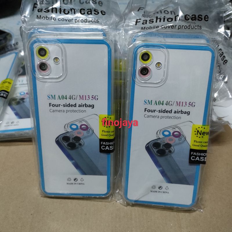 Softcase Samsung A04 4G A04E M13 5G M04 Silikon Casing Selicon Case Bening Transparan Terasfaran Pelindung Pro Camera