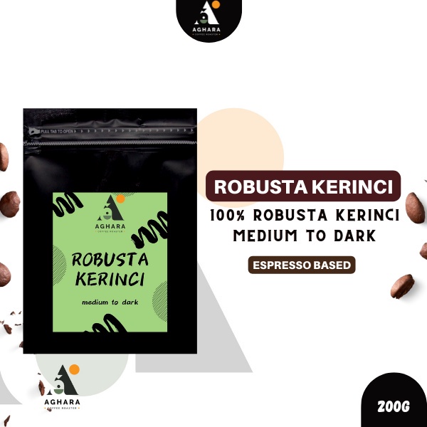 

Kopi Robusta Kerinci 200 Gram - Aghara Coffee Roaster