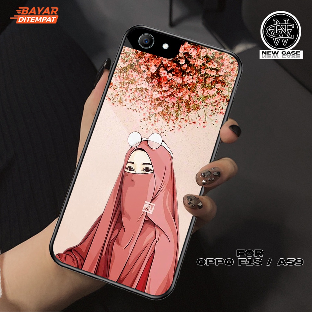 Case OPPO F1S/A59 - Casing OPPO F1S/A59 Terbaru 2022 Case lord case14 [ case HIJAB ] Silikon Hp OPPO