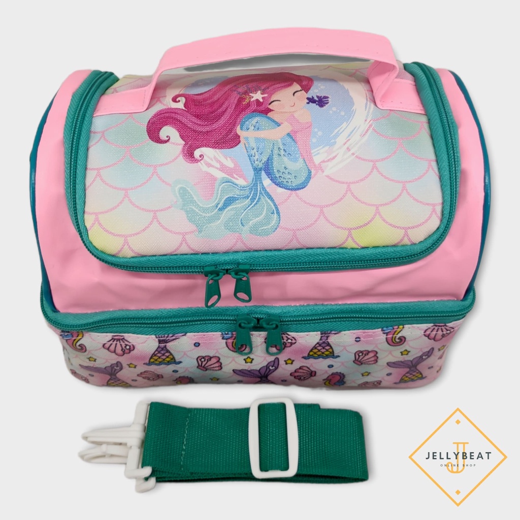 Tas Susun MOTIF Mermaid /Tas Slempang Smiggle /Lunch Bag Susun