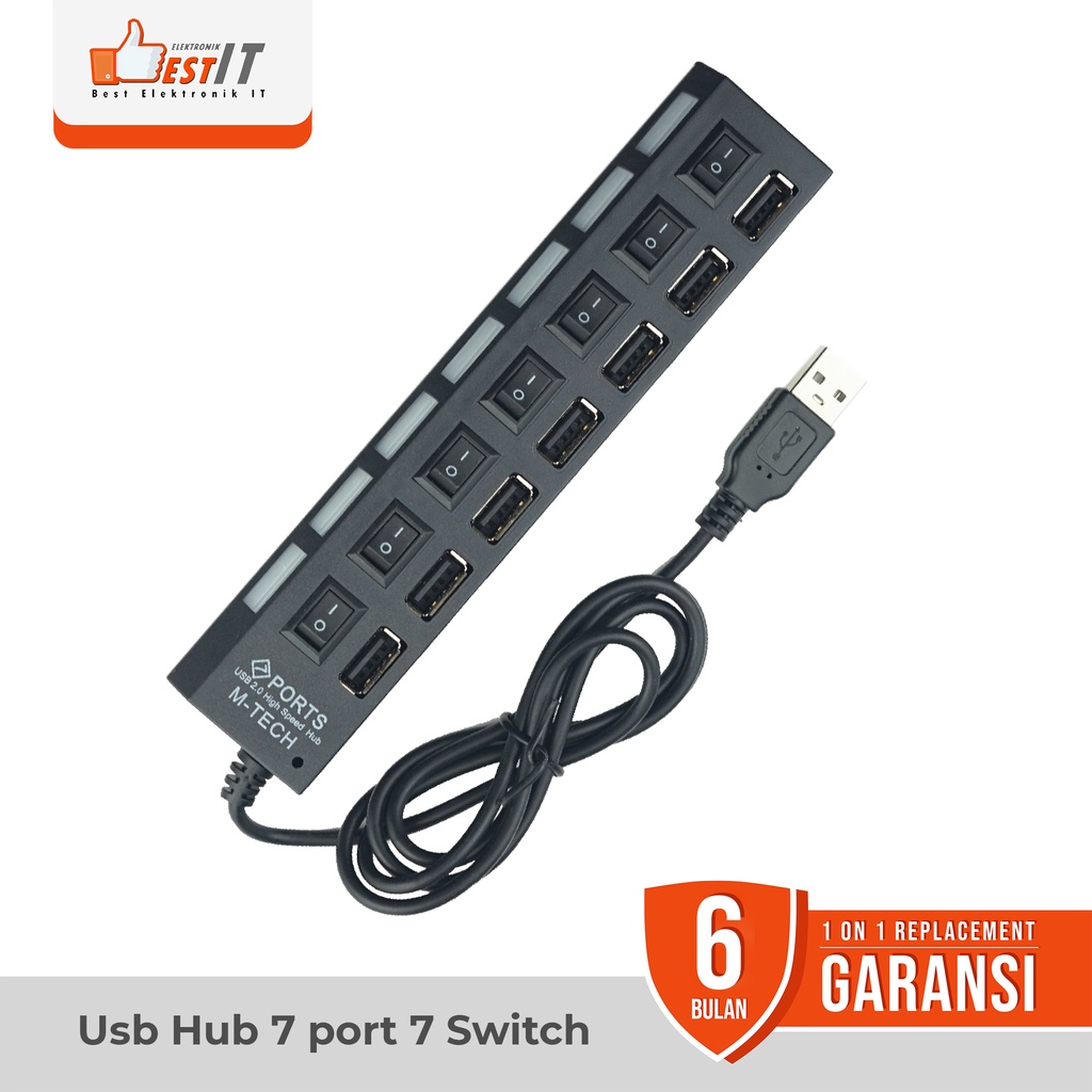 USB HUB 7 PORT 7 SWIT / USB HUB 7 PORT 7 SWIT SAKLAR